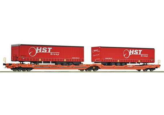 Roco 6600260 Doppeltaschen-Gelenkwagen T3000e, Wascosa "HST" - H0 (1:87)