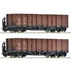 Roco 6640004 2-tlg. Set: Offene Güterwagen, ÖBB - H0e (1:87)