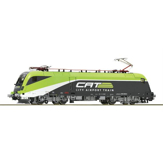 Roco 70504 Elektrolokomotive Rh 1016 „CAT", ÖBB, DC, digital DCC/MM mit Sound - H0 ( 1:87)