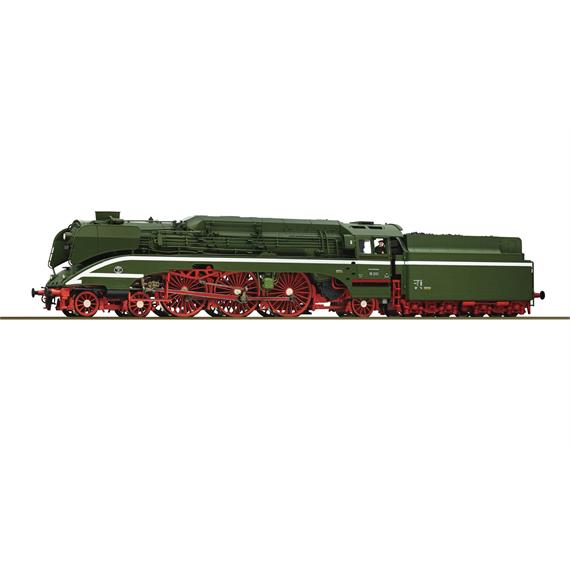 Roco 7110006 Schnellfahr-Dampflok 18 201 DR, DC 2L, digital DCC/MM mit Sound - H0 (1:87)