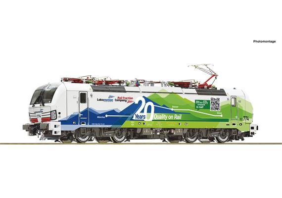 Roco 71798 E-Lok 193 774-7, Lokomotion Jubiläumslok, DC 2L, DCC/MM mit Sound, H0