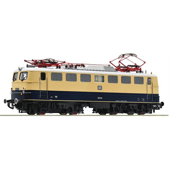 Roco 73622 Elektrolokomotive E 10 251, DB, DC 2L, digital DCC/MM mit Sound - H0 (1:87)