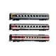 Roco 74021 3-tlg. Set 1: EuroCity-Wagen EC 7, SBB - H0 (1:87)