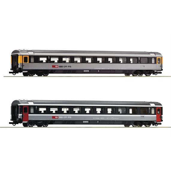 Roco 74023 2-tlg. Set 3: EuroCity-Wagen EC 7, SBB - H0 (1:87)