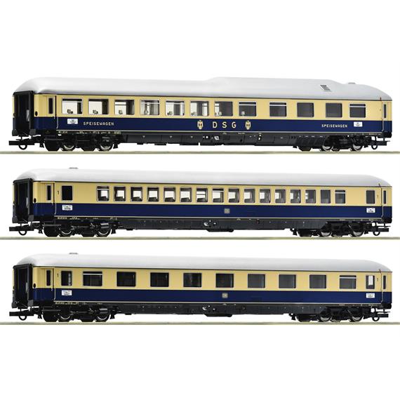 Roco 74049 3-tlg. Set 2: F 21 „Rheinpfeil“, DB - H0 1:87