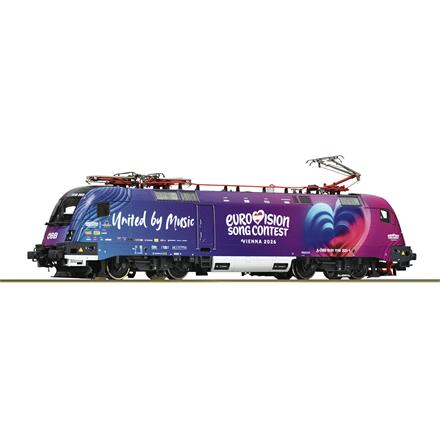 Roco 7500240 Elektrolokomotive 1116 203-1 „ESC 2026“, ÖBB, DC 2L, analog - H0 (1:87)