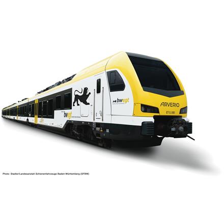 Roco 7710033 5-tlg. Set: Elektrotriebzug „FLIRT 3“, Arverio, DC 2L, digital DCC/Sound - H0