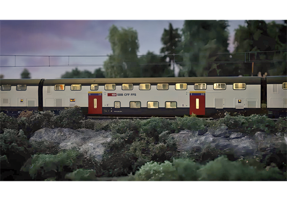 Roco 7720007 8-tlg. Set: Doppelstockzug RABe 502, SBB, AC 3L, digital/Sound - H0 (1:87) | Bild 5