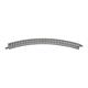 Rokuhan 97002 R002 Z Gleis gebogen R195-45°, 4 Stück - Z (1:220)