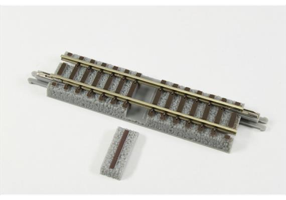 Rokuhan 97024 R024 Gleis gerade 55 mm mit Anschlusspunkten, 2 Stück - Z (1:220) | Bild 2