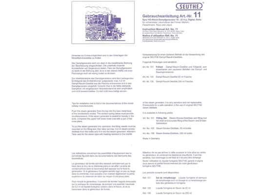 Seuthe 11 Steck-Dampfgenerator 16 - 22 V - H0 (1:87) | Bild 4