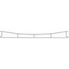 Sommerfeldt 140 Fahrdraht verkupfert 0,7 x 180 mm, 5 Stück - H0/H0m (1:87)