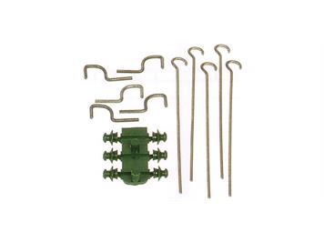 Sommerfeldt 303 Seitenhalter, 5 Stück - H0/H0m (1:87)