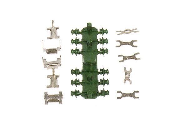 Sommerfeldt 304 Isolator-Brücke, 5 Stück - H0/H0m (1:87)
