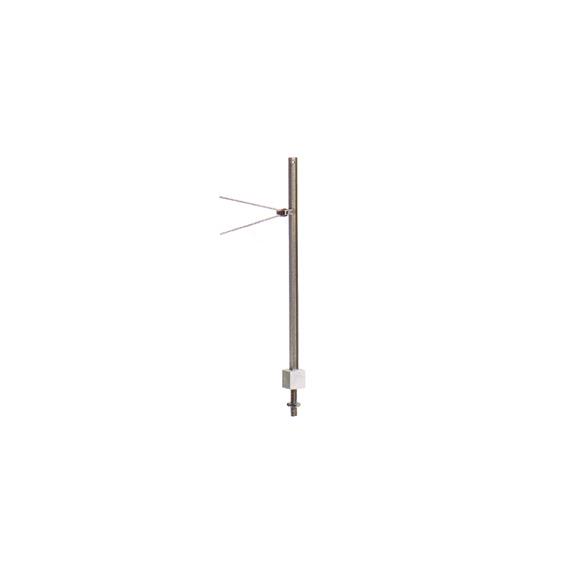 Sommerfeldt 382 Abzugmast ohne Ausleger, Neusilber - H0/H0m (1:87)