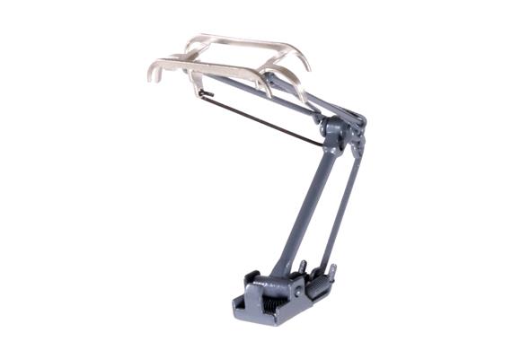 Sommerfeldt 671 Einholmstromabnehmer mit schmalem Schleifstück (Paar) - H0 (1:87) | Bild 1