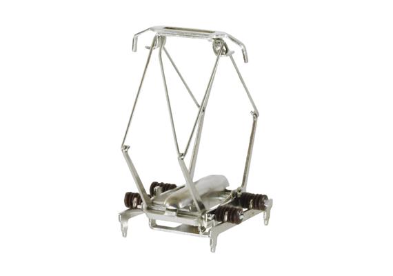 Sommerfeldt 825 Stromabnehmer, SBB moderne Bauart schmal, braun (Paar) - H0 (1:87) | Bild 1