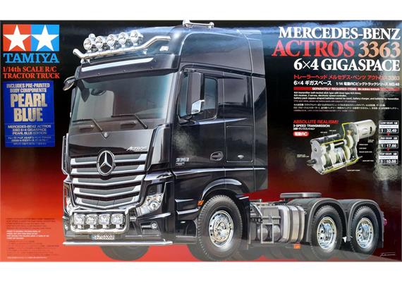 Tamiya 56354 MB Actros 3363 Pearl Blue, Massstab 1:14, RC Bausatz | Bild 2