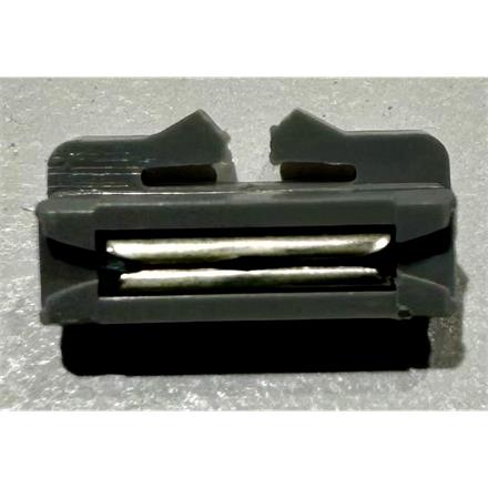 Tillig 396943.1 halbe Schienenverbinder, grau - H0m