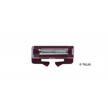 Tillig 396943 Halbe Schienenverbinder, braun - H0m (1:87)
