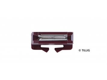 Tillig 396943 halbe Schienenverbinder, braun - H0m (1:87)