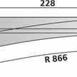 Tillig 85197 Dreischienen-Schmalspurweiche, rechts, Abzweig 15° - H0, H0m-H0 | Bild 2