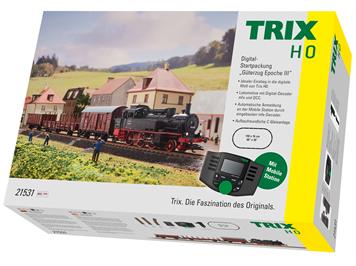 TRIX 21531 Digital-Startpackung "Güterzug Epoche III" - H0 (1:87)