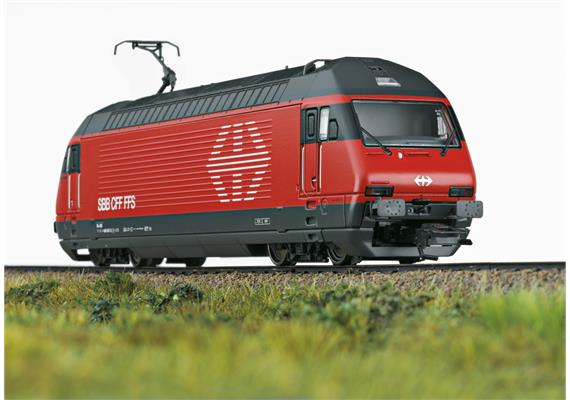 TRIX 22624 SBB E-Lok Re 460 rot mit erhabenem SBB-Stirnsignet, DC 2L, mfx/Sound - H0 | Bild 1