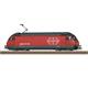 TRIX 22624 SBB E-Lok Re 460 rot mit erhabenem SBB-Stirnsignet, DC 2L, mfx/Sound - H0