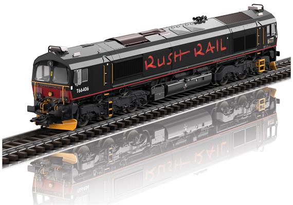 TRIX 22997 Diesellokomotive Class 66 der RushRail, Schweden, digital mit Sound und Rauch | Bild 1