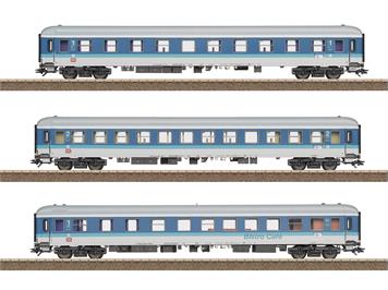 TRIX 23200 Personenwagen-Set InterRegio 3-teilig mit LED-Innbeleuchtung - H0 (1:87)