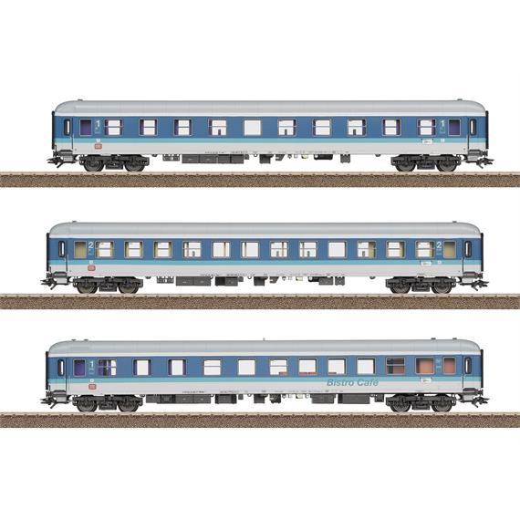 TRIX 23200 Personenwagen-Set InterRegio 3-teilig mit LED-Innbeleuchtung - H0 (1:87)