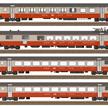 TRIX 23690 SBB 4er Personenwagen-Set Swiss Express, DC 2L - H0 (1:87) | Bild 1