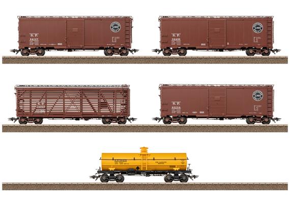 TRIX 24915 US Güterwagen-Set Southern Pacific, 5-teilig - H0 (1:87) | Bild 1