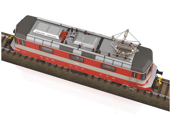 TRIX 25420 SBB Re 4/4 II, 1. Bauserie Swiss Express, DC 2L, digital mfx/MM/DCC - H0 | Bild 3