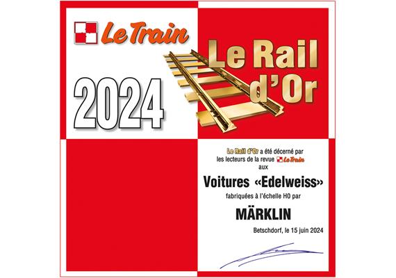 TRIX 26470 Pullmanwagen-Set CIWL "EDELWEISS", 6-teilig mit Innenbeleuchtung - H0 (1:87) | Bild 6