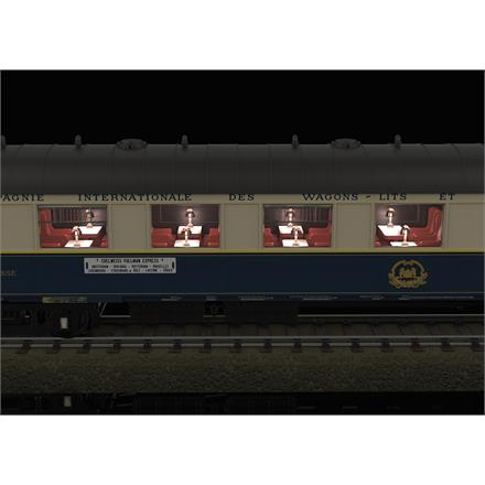 TRIX 26470 Pullmanwagen-Set CIWL "EDELWEISS", 6-teilig mit Innenbeleuchtung - H0 (1:87)