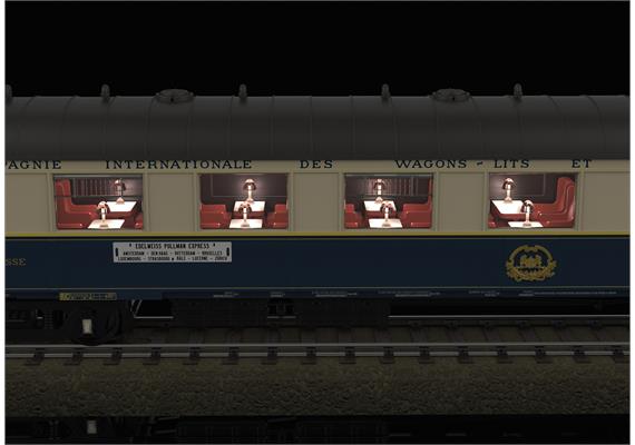 TRIX 26470 Pullmanwagen-Set CIWL "EDELWEISS", 6-teilig mit Innenbeleuchtung - H0 (1:87) | Bild 1