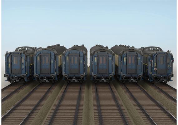 TRIX 26470 Pullmanwagen-Set CIWL "EDELWEISS", 6-teilig mit Innenbeleuchtung - H0 (1:87) | Bild 4