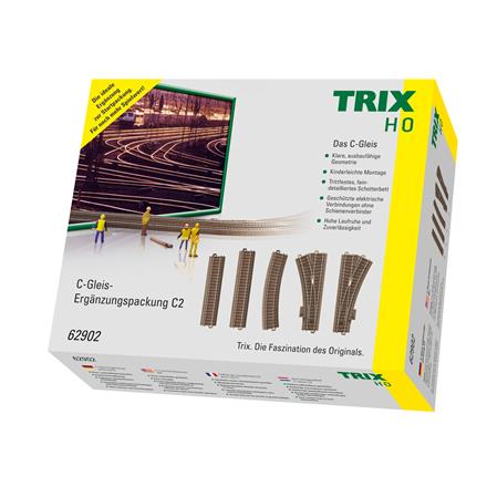 Trix 62902 C-Gleis-Ergänzungspackung C2 - H0 (1:87)