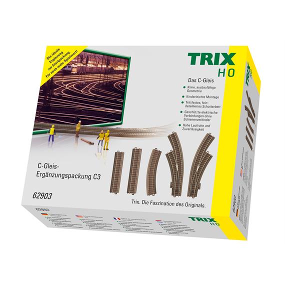 Trix 62903 C-Gleis-Ergänzungspackung C3 - H0