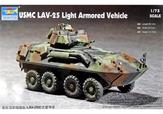 Trumpeter 07268 USMC LAV-25 Light Armored Vehicle | Bild 1
