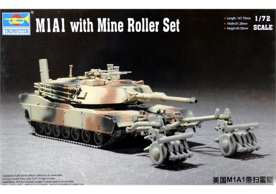 Trumpeter 07278 M1A1 with Mine Roller Set | Bild 1