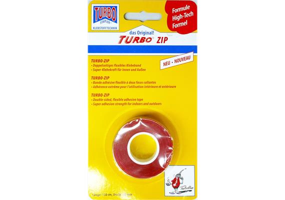 Turbo Zip 16.150.00 transparent, doppelhaftend 150 cm | Bild 1