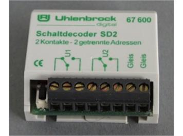 Uhlenbrock 67600 Schaltdecoder SD2