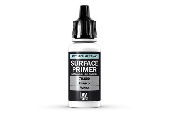 Vallejo 70.600 Model Air SURFACE PRIMER WHITE, 17 ml | Bild 1