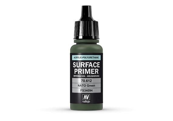 Vallejo 70.612 Model Air 17ml, SURFACE PRIMER NATO GREEN | Bild 1