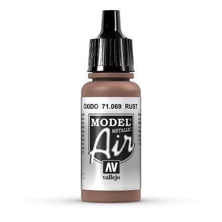 Vallejo 71.069 Model Air 17ml, RUST metallic