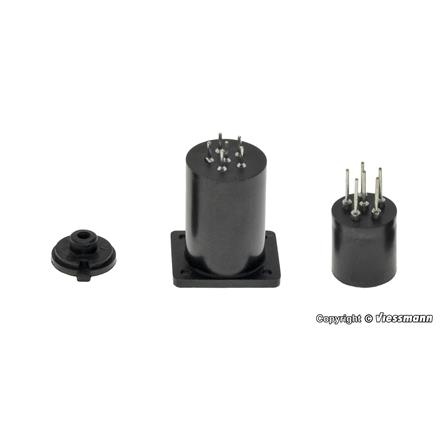 Viessmann 4652 Zylindersteckfuß 6-polig - H0 (1:87)