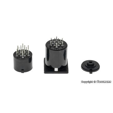 Viessmann 4653 Zylindersteckfuß 13-polig - H0 (1:87)
